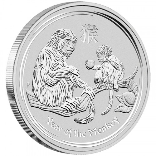 Sudraba monēta - Austrālijas Lunārs 2016 - Pērtiķa gads* 1 oz, 999.9