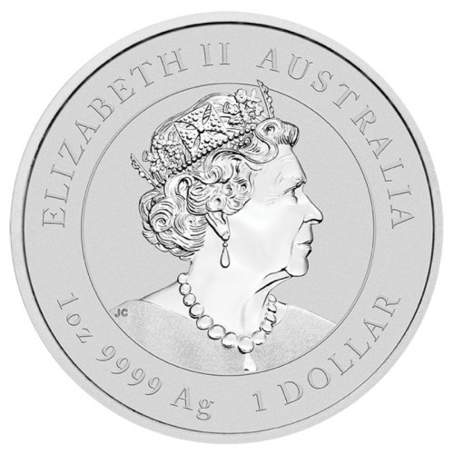 Sudraba monēta - Austrālijas Lunārs 2022 - Tīģera gads* 1 oz, 999.9