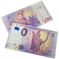 EIRO Suvenīrbanknote - 0 Nulle Eiro EIRO Suvenīrbanknote - 0 Nulle Eiro