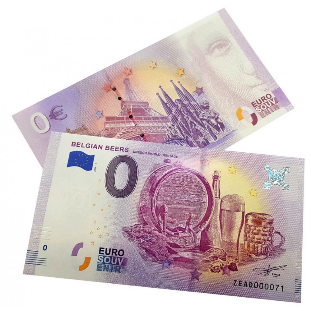 EIRO Suvenīrbanknote - 0 Nulle Eiro EIRO Suvenīrbanknote - 0 Nulle Eiro