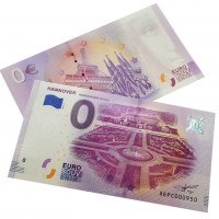 EIRO Suvenīrbanknote - 0 Nulle Eiro EIRO Suvenīrbanknote - 0 Nulle Eiro