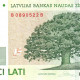 Latvijas 5 Latu Banknote