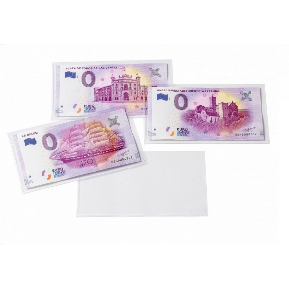 Iepakojums suvenīrbanknošu “0 eiro” glabāšanai