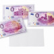 Iepakojums suvenīrbanknošu “0 eiro” glabāšanai