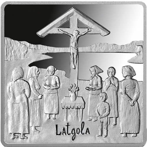 Latvijas Bankas monēta - Latgales kongress* 26,00 g, 925