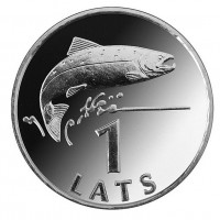 1 Lata Jubilejas Monētas 1 Lata Jubilejas Monētas