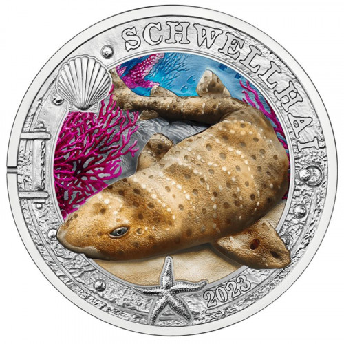 3 Eiro monēta - Spilgtā jūras dzīve - 2 Dendijhaizivs