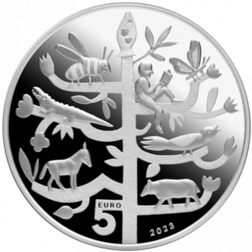 Latvijas Bankas kolekcijas monēta - Zvaigžņu putekļi 22 g, 999