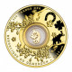 Sudraba veiksmes monēta - Zelta zivtiņa 14,14 g, 999