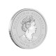 Sudraba monēta kastītē/rāmī — Austrālijas Lunārs 2023 — Truša gads 1/2 oz, 999.9