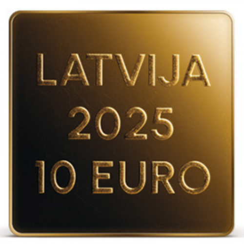 Latvijas Bankas zelta kolekcijas monēta - Mūsu zeme, 1.24g, 999.9