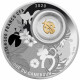 Sudraba veiksmes monēta - Bizmārīte 14,14 g, 999