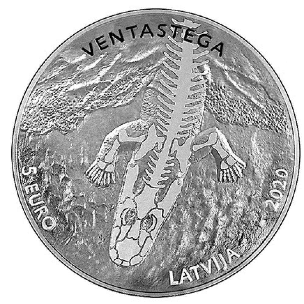 Latvijas Bankas kolekcijas monēta - Ventastega* 22g, 925