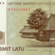 Latvijas 20 Latu Banknote