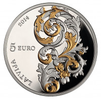 Skaista dāvana - Sudraba Kolekcijas Monēta - Kurzemes Baroks 22,00 g, 925 Skaista dāvana - Sudraba Kolekcijas Monēta - Kurzemes Baroks 22,00 g, 925