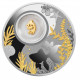 Sudraba veiksmes monēta - Zelta zivtiņa - 14.14g, 999