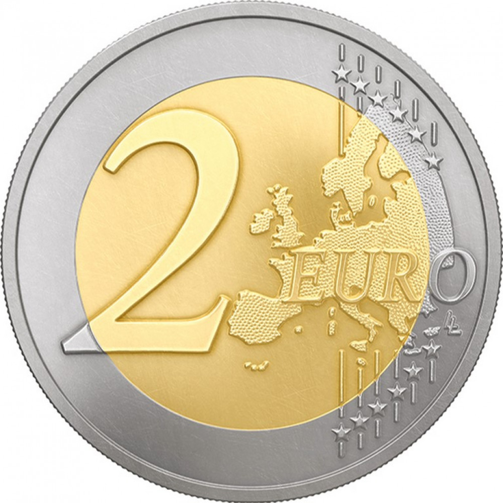 Latvijas 2 Eiro piemiņas monēta - Latvijas Prezidentūra ES Padomē 2015