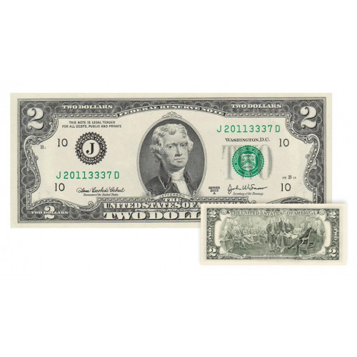 ASV 2x100 Dolāru Banknotes