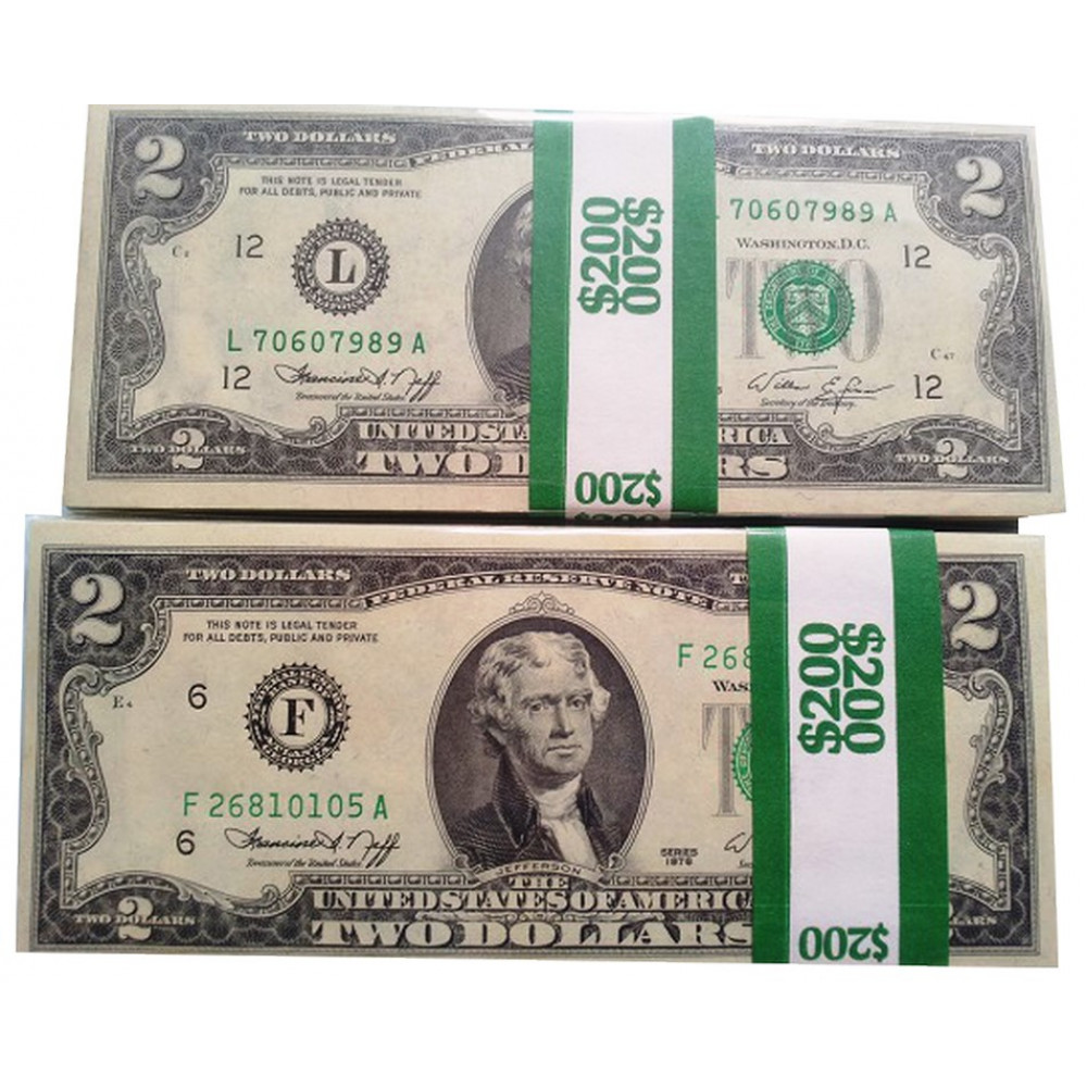 ASV 2x100 Dolāru Banknotes