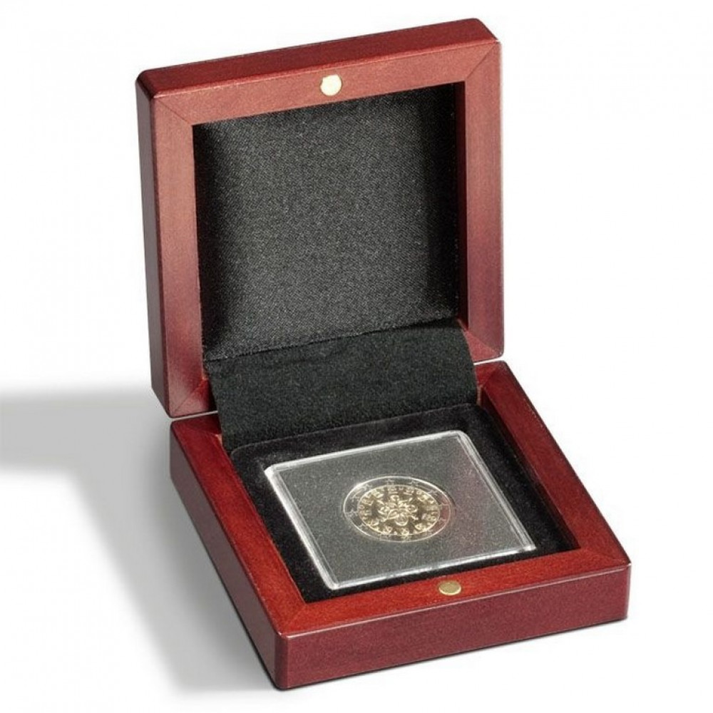 Sarkankoka monētu kastīte VOLTERRA (QUADRUM kapsulai)