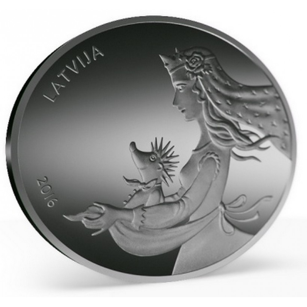 Sudraba Monēta - Pasaku monēta II. Eža kažociņš - 28,28 g, 925 Sudraba Monēta - Pasaku monēta II. Eža kažociņš - 28,28 g, 925