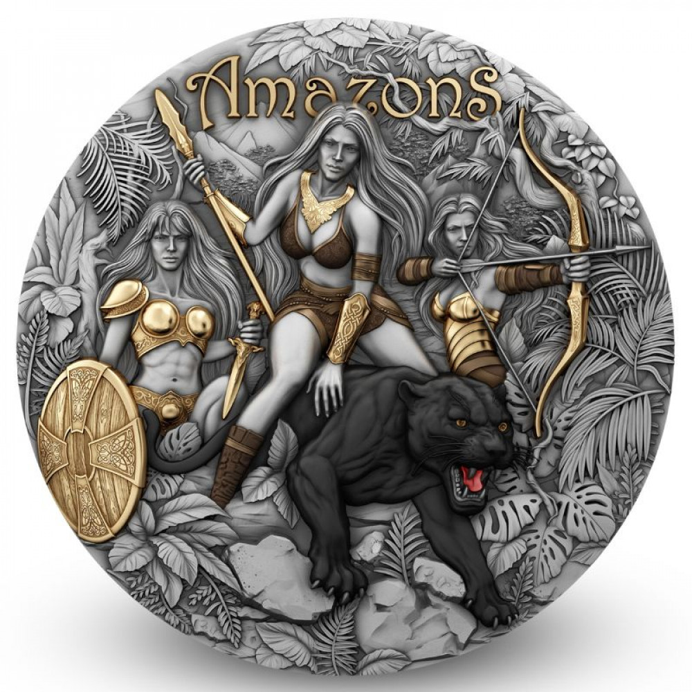 Sudraba monēta - Amazones 62.2 g, 999 Sudraba monēta - Amazones 62.2 g, 999