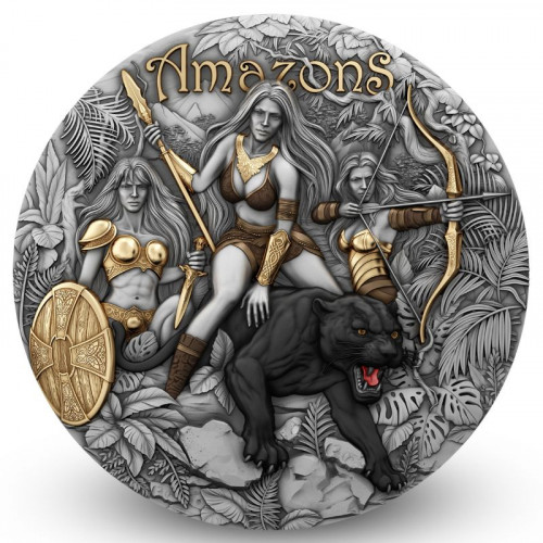 Sudraba monēta - Amazones 62.2 g, 999