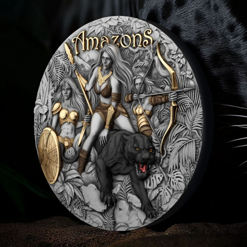 Sudraba monēta - Amazones 62.2 g, 999 Sudraba monēta - Amazones 62.2 g, 999