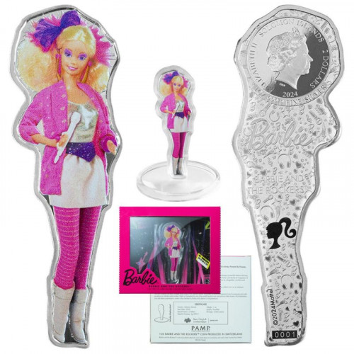 Sudraba monēta - Barbie & the Rockers™ 31.1g, 999.9
