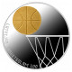 Latvijas Bankas kolekcijas monēta - Latvijas basketbolam 100, 22 g, 999
