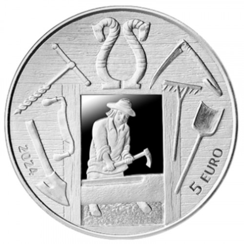 Latvijas Bankas kolekcijas monēta - Pāri laikiem 22 g, 999