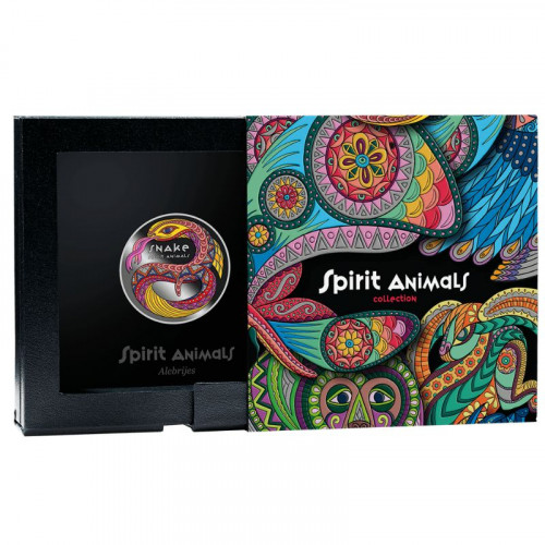 Sudraba monēta - Spirituālie Dzīvnieki - Čūska 17.50 g, 999