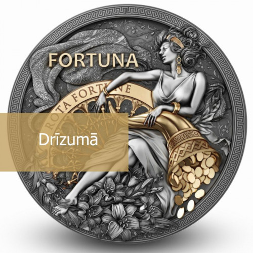 Sudraba monēta - Fortūna 62.2 g, 999