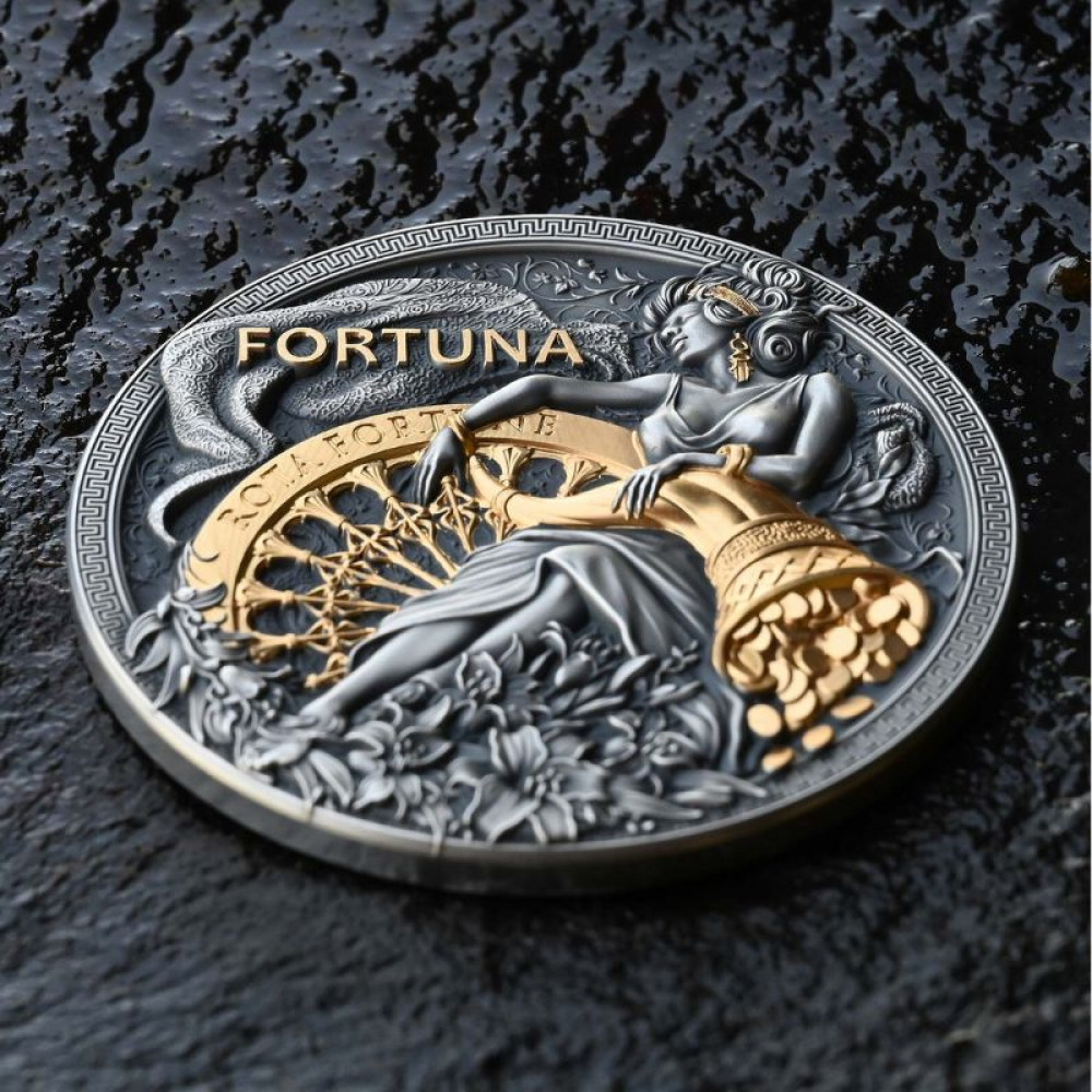 Sudraba monēta - Fortūna 62.2 g, 999