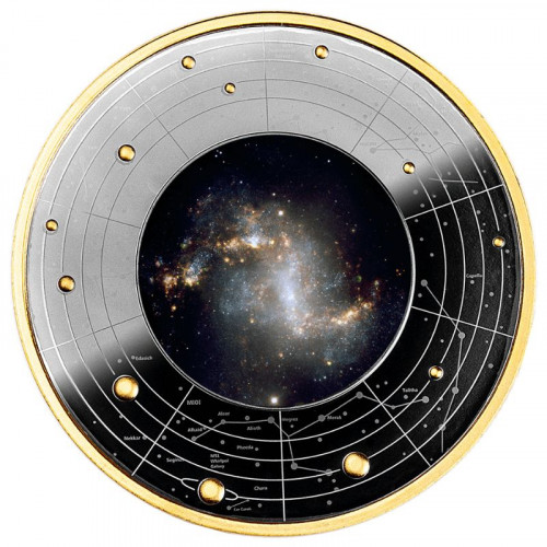 Sudraba monēta - Galaktikas - Dzirkstošā galaktika 17.50g, 999