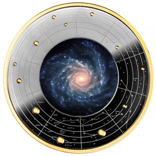 Sudraba monēta - Galaktikas - Spirālveida galaktika 17.50g, 999