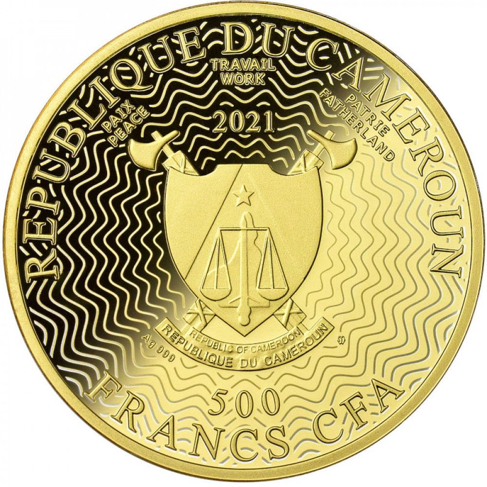 Sudraba Monēta - Zelta Laimes Koks (apzeltīts) 17,50 g, 999