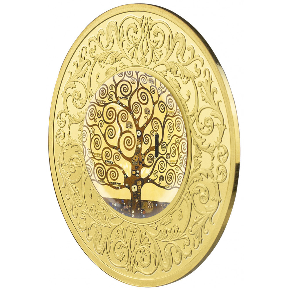 Sudraba Monēta - Zelta Laimes Koks (apzeltīts) 17,50 g, 999
