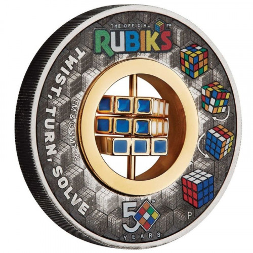 Sudraba monēta - Kubiks Rubiks™ 62.20g, 999.9