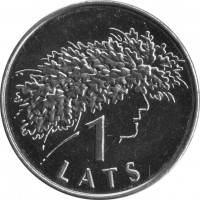 1 Lata Jubilejas Monētas 1 Lata Jubilejas Monētas