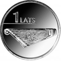 1 Lata Jubilejas Monētas 1 Lata Jubilejas Monētas