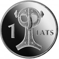 1 Lata Jubilejas Monētas 1 Lata Jubilejas Monētas