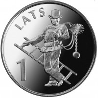 1 Lata Jubilejas Monētas 1 Lata Jubilejas Monētas