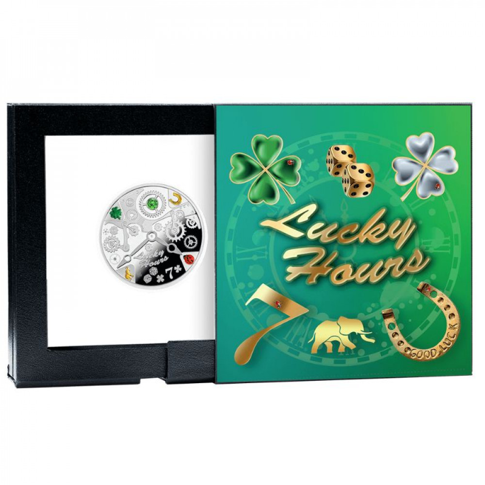 Sudraba monēta - Veiksmīgās stundas 14.14 g, 999