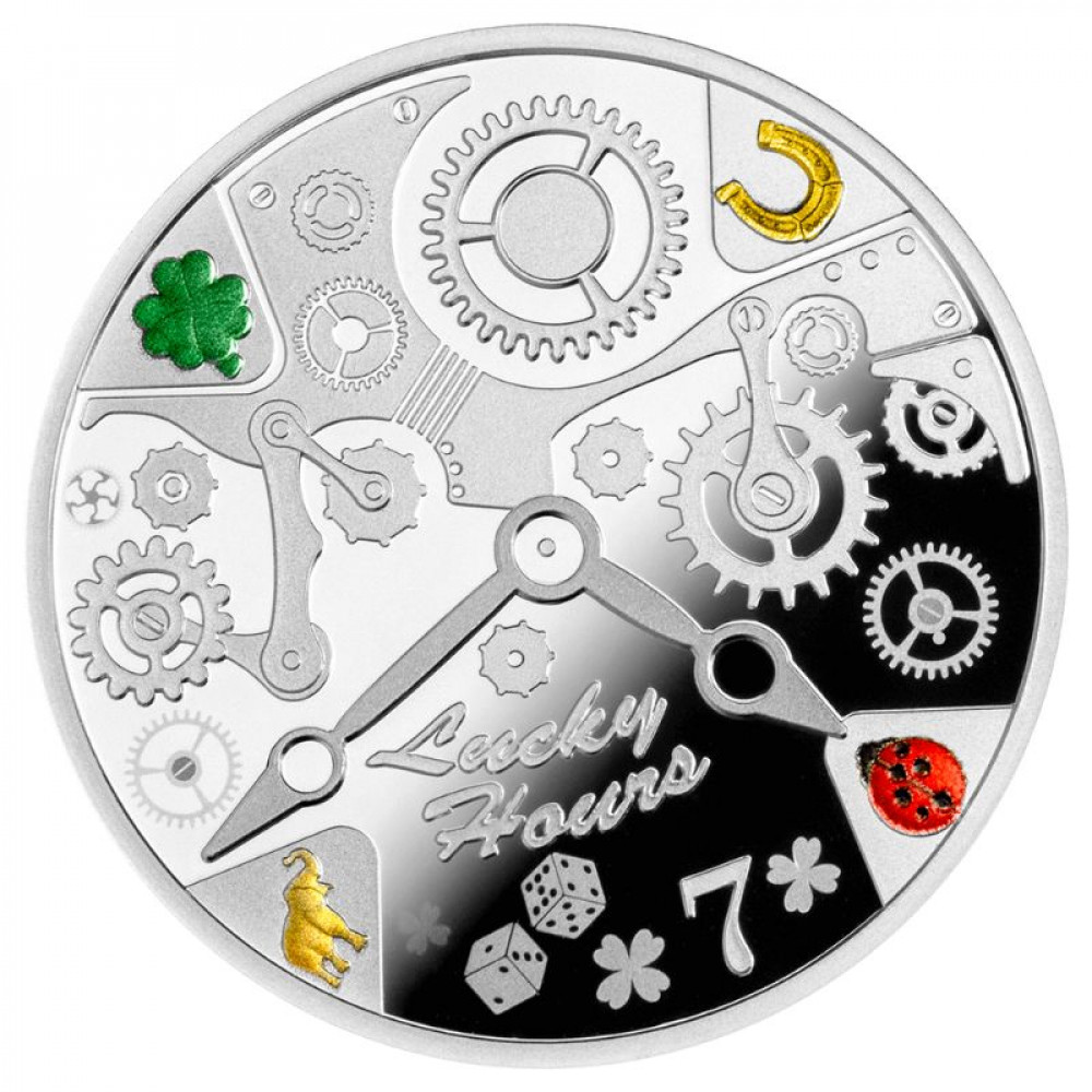 Sudraba monēta - Veiksmīgās stundas 14.14 g, 999