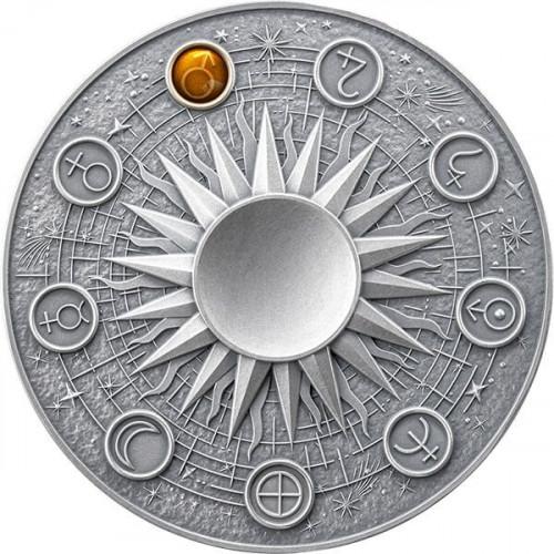 Sudraba monēta - Saules sistēma - Marss 62,2 g, 999 (monēta kā planētas bāze)