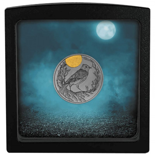 Sudraba monēta - Nakts mednieki - Lakstīgala 17.50 g, 999