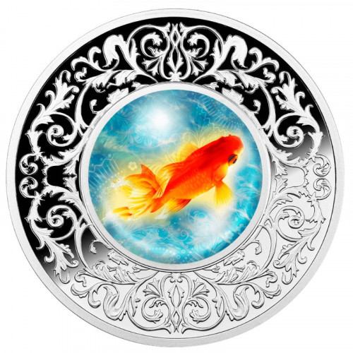 Sudraba monēta - Zelta zivtiņa 2023, 17.5 g, 999