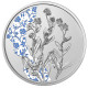 Sudraba monēta - Ziedu valoda - Neaizmirstulīte 16,82 g, 925